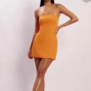 Meshki Orange Mini Dress